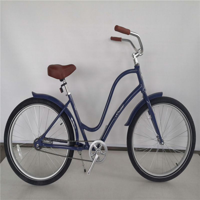 Coaster Brake 26 polegadas Single Speed Hybrid Unisex Beach Cruiser Bike com 26 * 2.35 Pneus