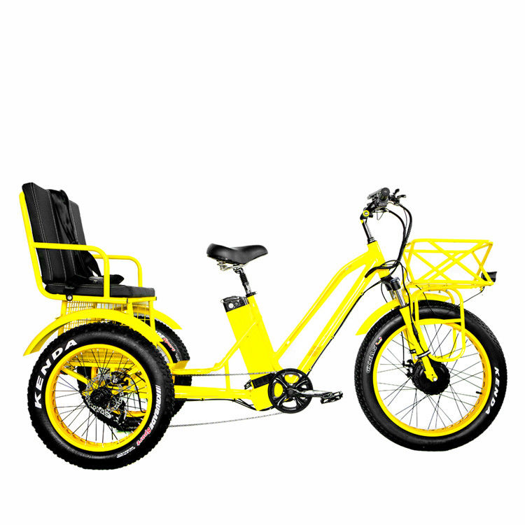 24 &quot;triciclo elétrico Etrike com motor de 750W e bateria de lítio de 21AH 40KM / H velocidade máxima