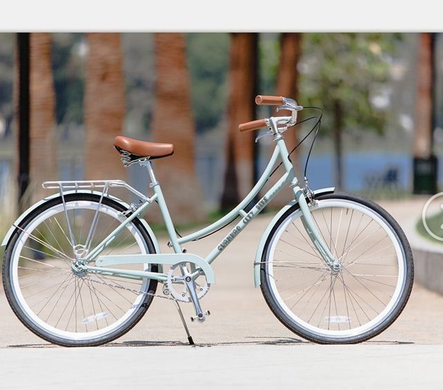 Vintage City Bike com engrenagens de 3 velocidades e Alumínio de liga V Freio Peso Bruto 16kg