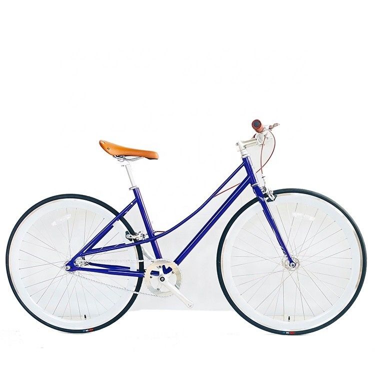 700C Lady Women Gril CE EUA Customizado Single Speed Step Through Fixed Gear City Bike