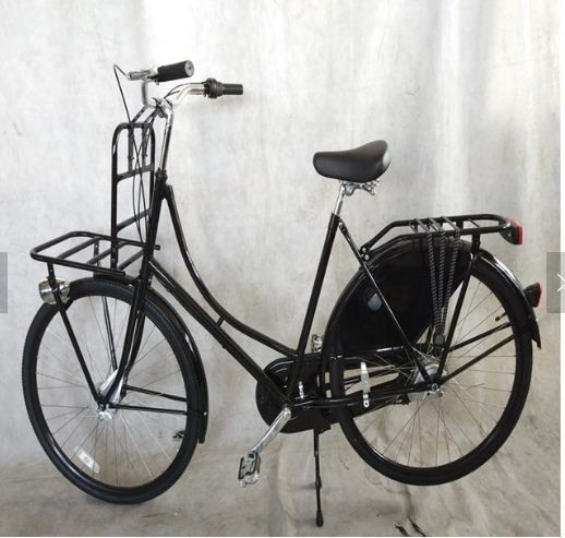 28&quot; 3 Speed Ladies Dutch Bike Cores pretas Classic Mulheres Holanda Bicicleta Oma Lady Bikes