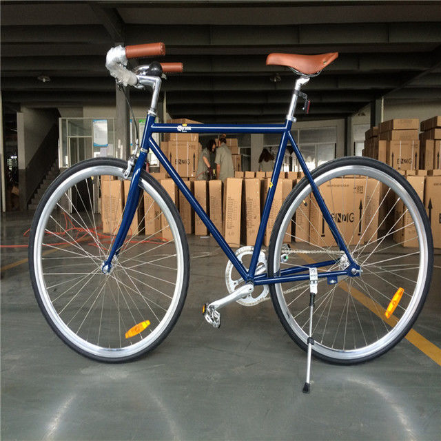 Lasco Adult Men Single Speed Retro Bike Vintage 4130 City Bikes Bicicletas híbridas de cromoly 700 * 25C