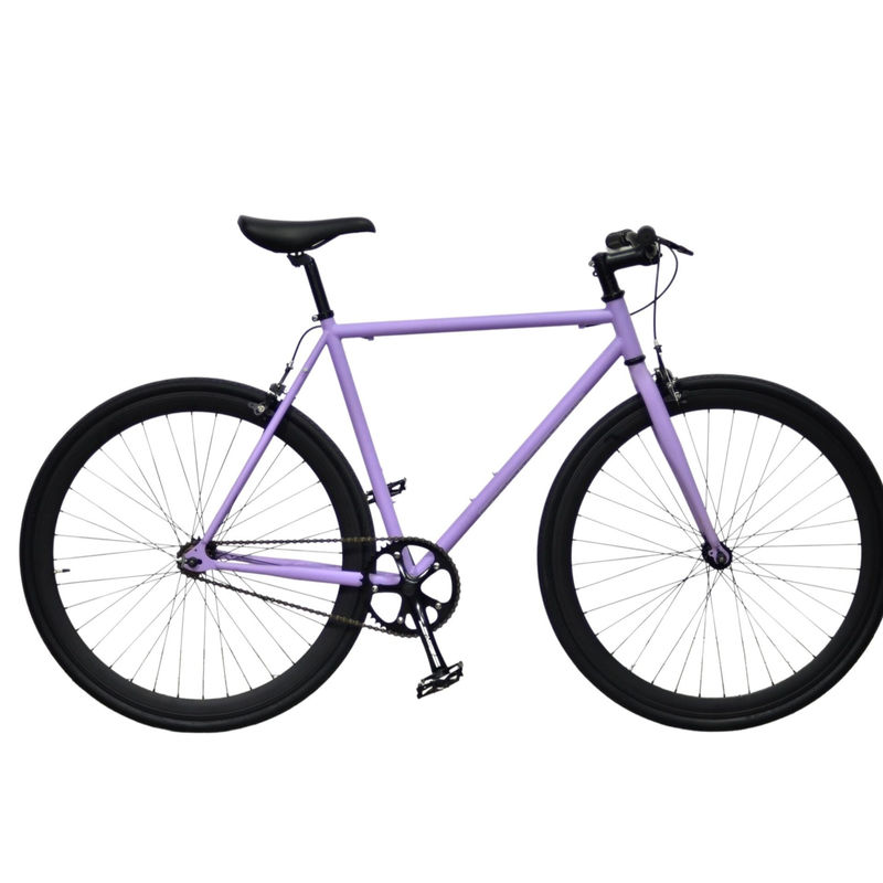 1.6m Comprimento OEM Colorido 700C Adult Road Racing Light Weight Single Speed Fixie Fixed Gear Bike