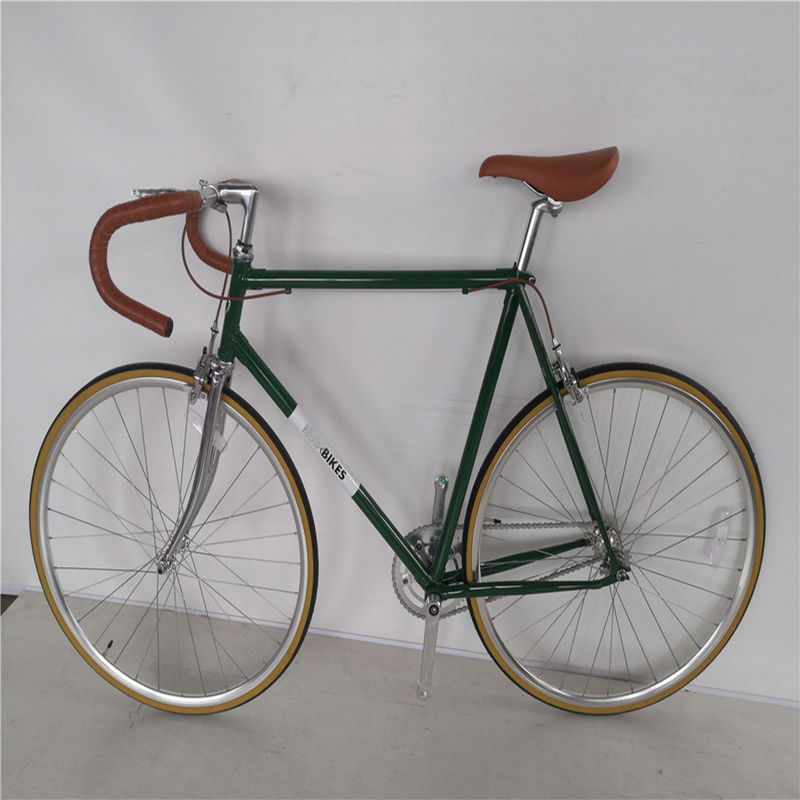 700C Single Speed Chromoly Frame Bike Retro Fixie para ciclistas adultos na Europa e EUA