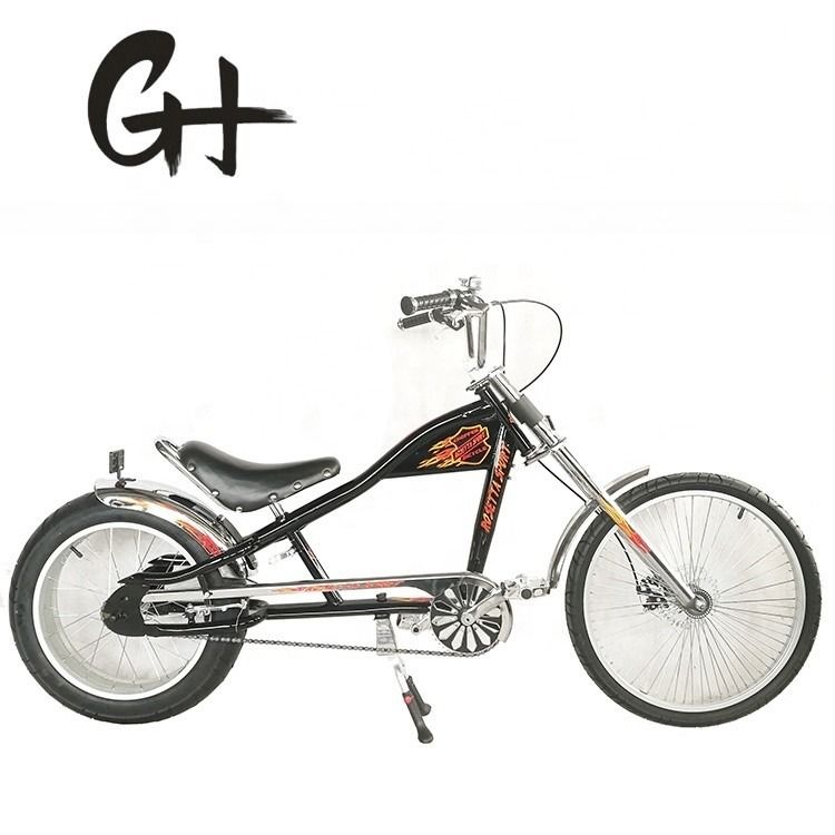 CE OEM Adult Chopper estilo de bicicleta com 24-20&quot; Single Speed e Hi-Ten Frame de aço