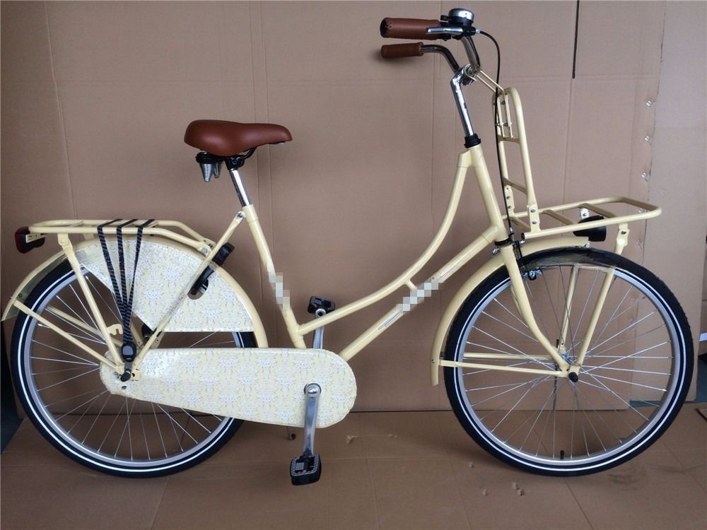 28 &quot;Roda Tamanho de alumínio garfo Tradicional Old Ladies Holandesa OMA Bike Pesada bicicleta