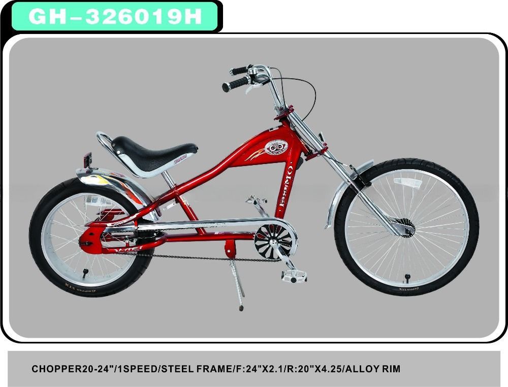 Pedal de plástico 20-24 polegadas Chopper Bike para Homens e Mulheres Modelo Chopper Bike nos EUA