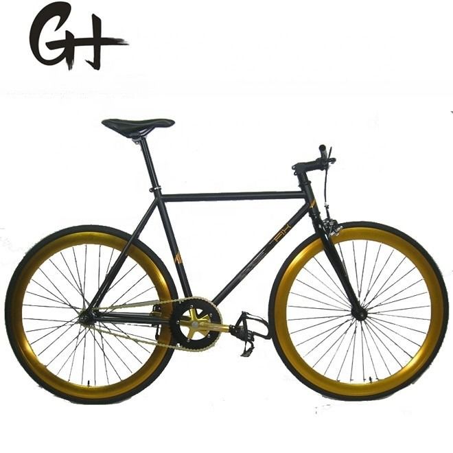 Material do garfo Aço 700C Hi-Ten Frame OEM CE Single Speed Flip-Flop Hub Fixed Gear Bike