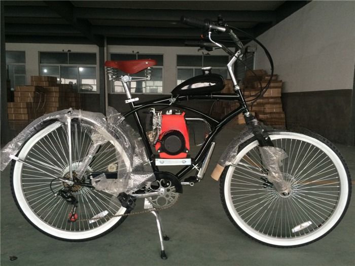 Motor de 4 tempos Motor Cruiser Bicicleta Bicicleta a gás com banco de liga Máxima velocidade 40km/h