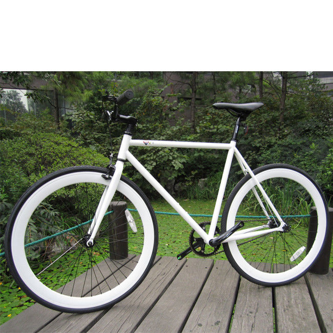 Quadro duro não traseiro amortecedor comforto agarras e combinando conforto sela fixa bicicleta 700C polegada