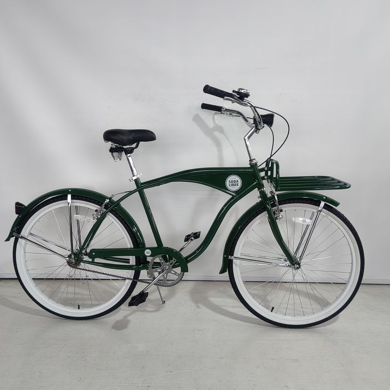 Material de Forquilha de Aço Adultos Single Speed Homens Beach Cruiser Bike 26 polegadas para promoção