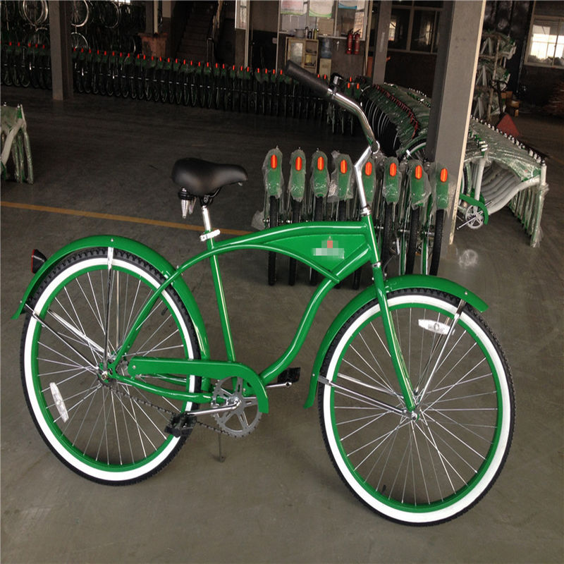 16kg Pedal traseiro freio Adultos Homens Beach Cruiser Bike com logotipo personalizado e logotipo grande
