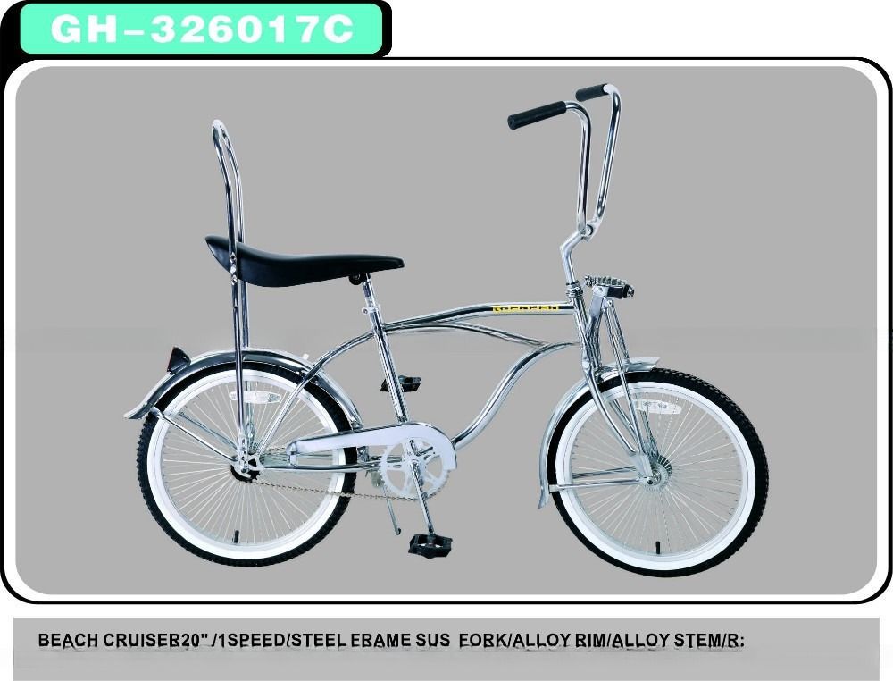 Peso brilhante 12kg 20 &quot;Low Rider Bike Pequena bicicleta de cruzeiro de praia para compra