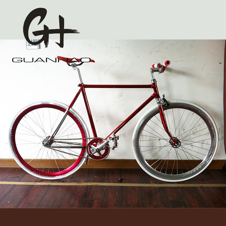 700C Carregado 4310 CR-MO Forquilha de Estrama de Aço Vintage Single Speed Fixed Gear Road Bar Bike