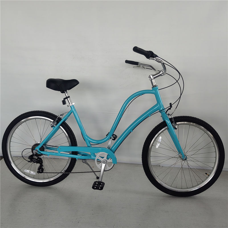 Crank de alumínio Leve Anti-ferrugem Adulto Unisex City Beach Cruiser Bike Bicicleta 29 polegadas