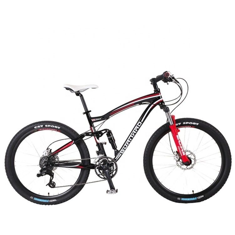 26 &quot;OEM personalizado EUA CE Adultos Homens 24 velocidades Alumínio Full Suspensão Mountain Bike