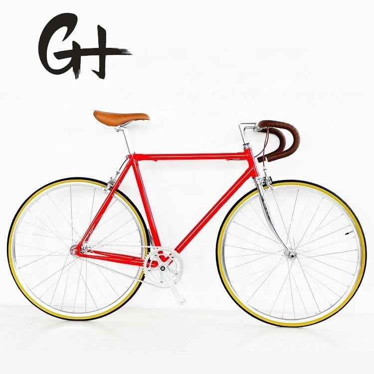 Cr-Mo Steel Frame Fixie Bike com Classic Lugged Frame e 11KG Lightweight Design