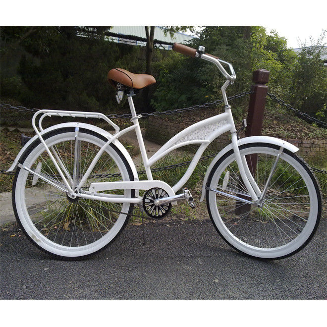 Bicicleta de cruzeiro de praia de freio de disco de estrutura de aço OEM para o mercado americano Venda de meio de ano