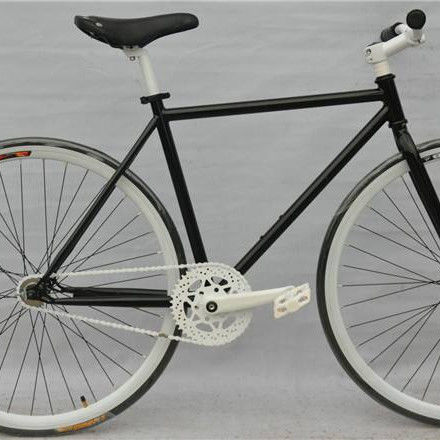 Steel Fork GHBIKE 700c Fixie Bike Fixed Gear Bike com cadeia KMC e belo design