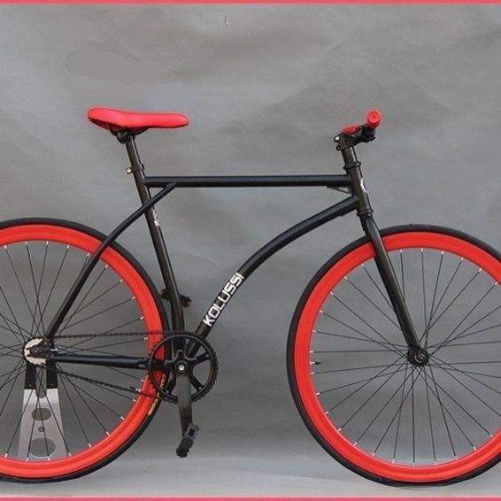 GHBIKE 700c 23C Fixie Bike Fixed Gear Bike Single Speed Bike Frame Material aço