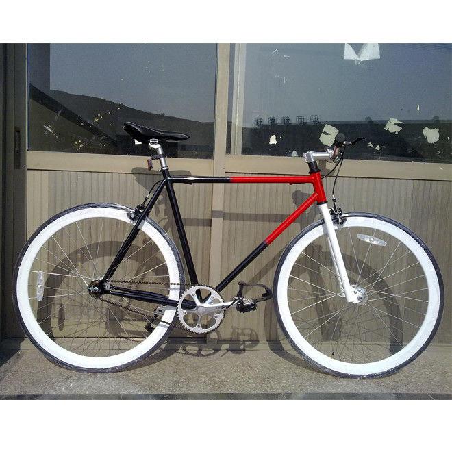 Bicicletas de pedal de liga fixa com design leve e opções coloridas