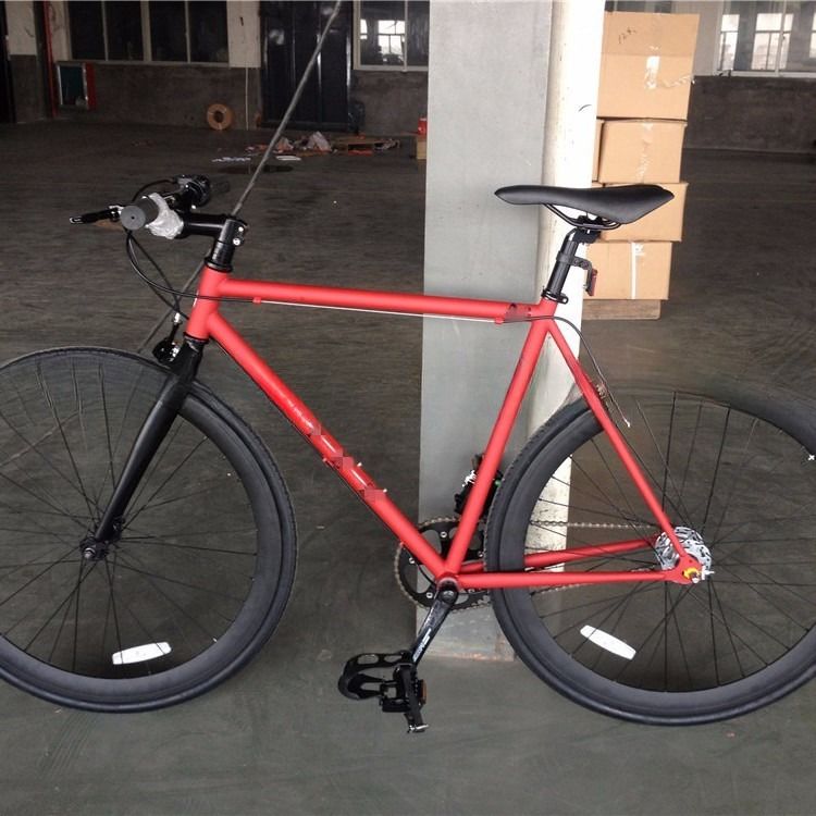 Pedal de liga 700C Fixie Single Speed Road Bike com bela cor e bom modelo