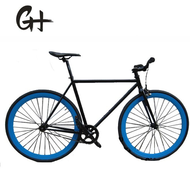 700C Bicicleta de engrenagem fixa com travão de calibre e estrutura de aço Hi-Ten Peças OEM EUA CE UL