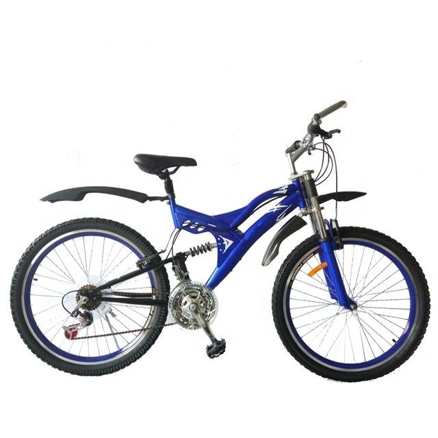 26&quot; Full Suspension Mountain Bike para cargas pesadas Capacidade de carga 120kg 21 velocidades