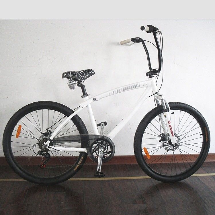 OEM Cor Pintura 26 polegadas 3.0 Pneus Alumínio Quadro Beach Cruiser Bicicleta 7 velocidade Shimano