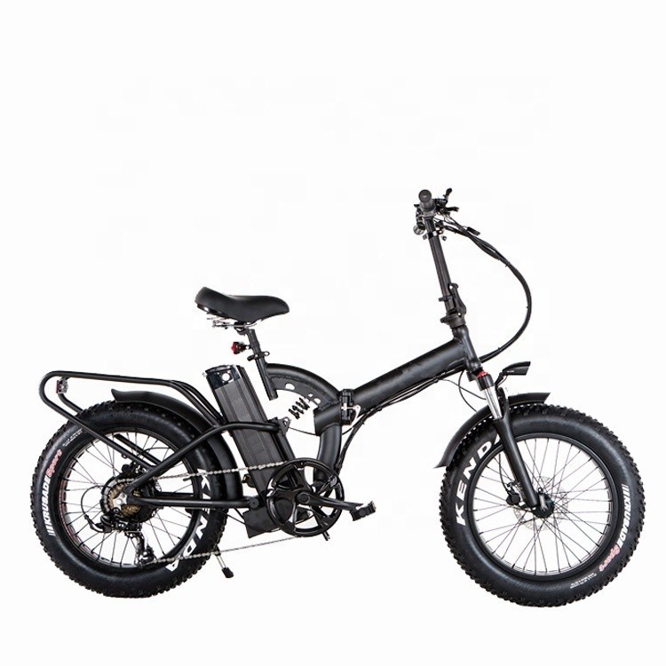 20 "Tamanho de roda 52V 21AH Bateria de lítio 1000W 50KM/H Full Suspensão Elétrica Folding Bike