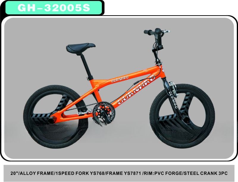 Leopard Grain Frame 20 &quot;BMX Bicicleta de velocidade única para a emoção de andar em estilo livre
