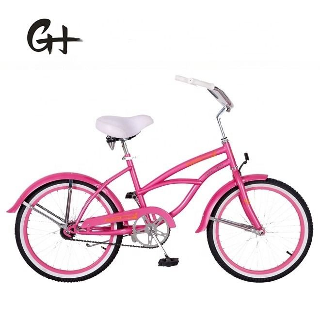 Material de garfo Aço 20 polegadas OEM 20 * 2.125 Criança menina menino Bicicleta de cruzeiro de praia