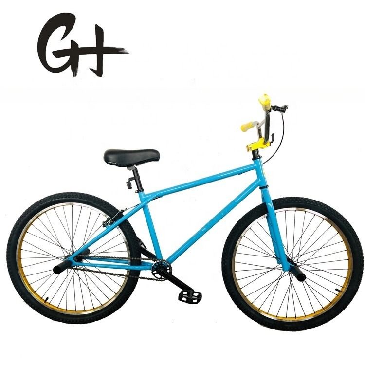 Bicicleta BMX de velocidade única de cor personalizada de 26 &quot;com estrutura de aço Hi-Ten e certificação CE
