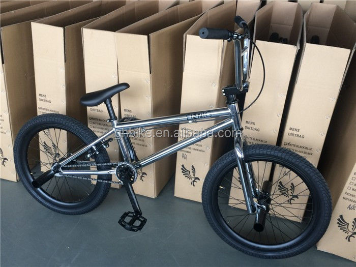 Material de garfo de aço e tamanho de roda de 20 &quot;BMX Bicicleta com estrutura de aço cromado