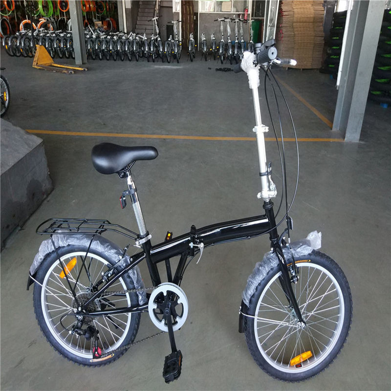 Bicicleta dobrável de 20 polegadas 7 marchas 6 velocidade Hi 10 Estrutura de aço liga de alumínio Shimano Bicicleta dobrável 13kg