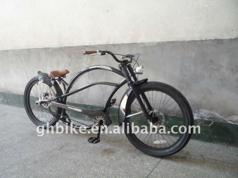 26 &quot;Homens e Lady Fashion Chopper Beach Cruiser Bike com material de borda de liga de alumínio