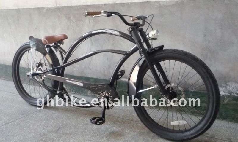 24&quot; Homens e Lady Fashion Chopper Beach Cruiser Polkupyora com borda de liga de alumínio