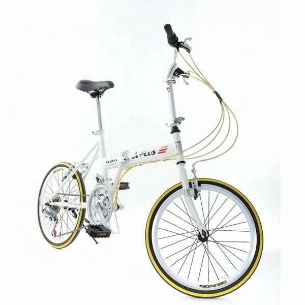 Bicicleta de freio em V duplo de 20&quot; Hi-Ten Frame de aço dobrável chinês com Shimano 7 velocidades
