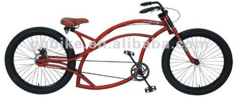 Alloy Stem 24 &quot;CE Certified Chopper Beach Cruiser Bike para uma viagem confortável