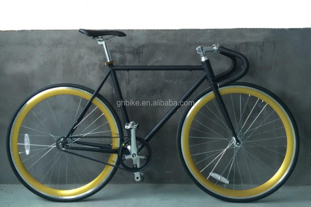 Alloy Pedal 2016 High End Men Style 700C Single Speed Belt Drive Road Bike/Fixie Bike em qualquer cor