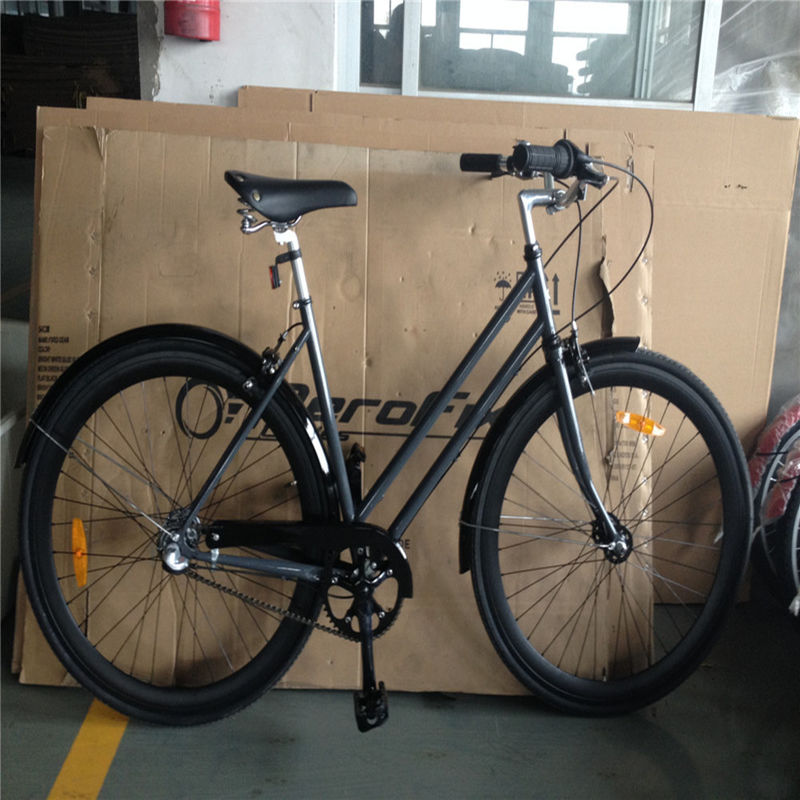 3 velocidades passo a passo Lady Women City Cruiser Bicicleta Retro 1,7m comprimento estilo vintage