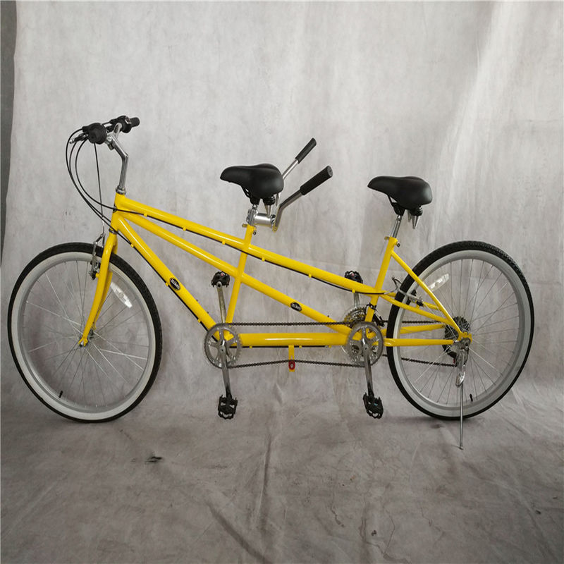 Bicicleta Tandem de Quadro Duro de 26 polegadas de turismo e lazer adulto Cruzeiro Bicicleta de dois lugares