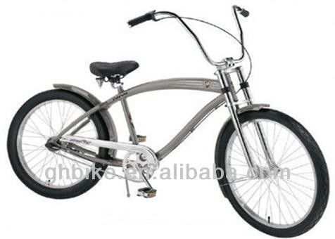Chopper Fork Beach Cruiser Bike 26' com borda de liga de alumínio e certificado CE ISO9001