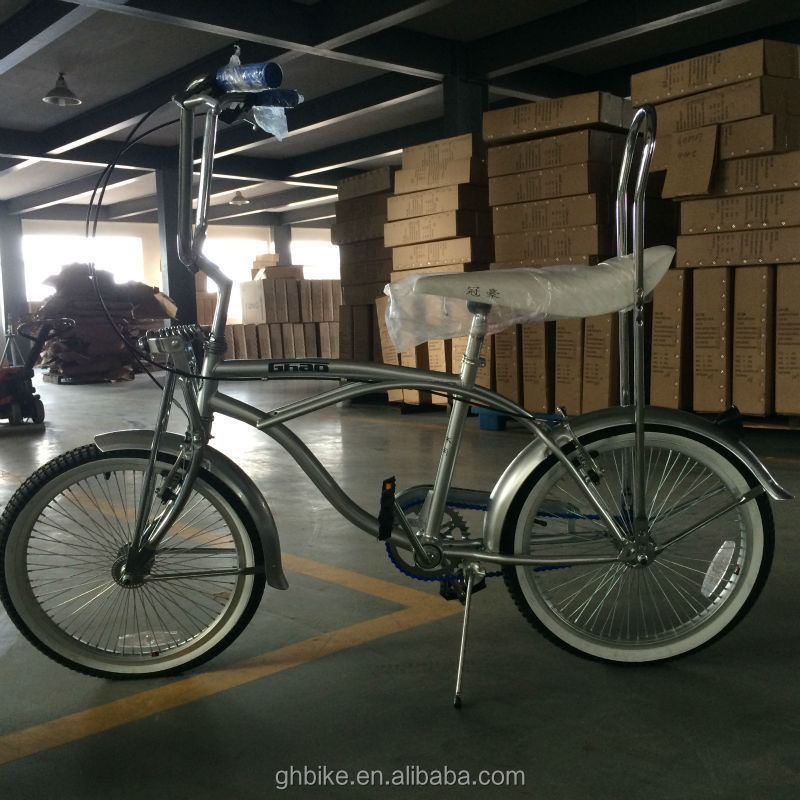 Single Speed Kids Beach Cruiser Bike com 20 polegadas Rider inferior e 16kg peso brilhante