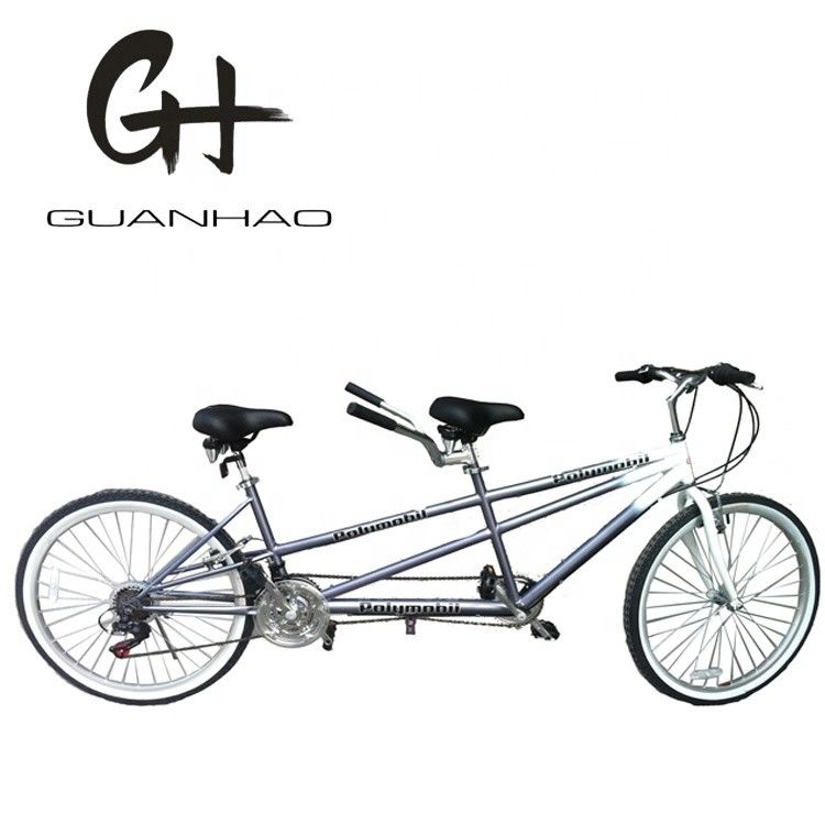 26 polegadas de Alumínio Rim Tandem Bike com 21KG Steel Mountain Frame e Shimano 18 velocidades
