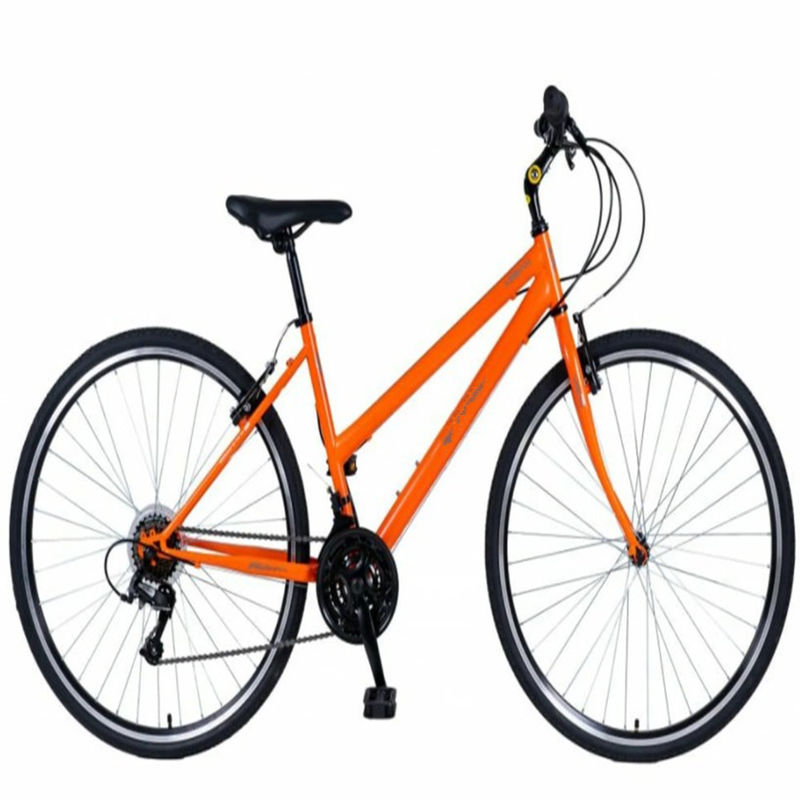 21 Speed Step Through Women Cycle Urban Lady City Hybrid Bike com freio duplo V