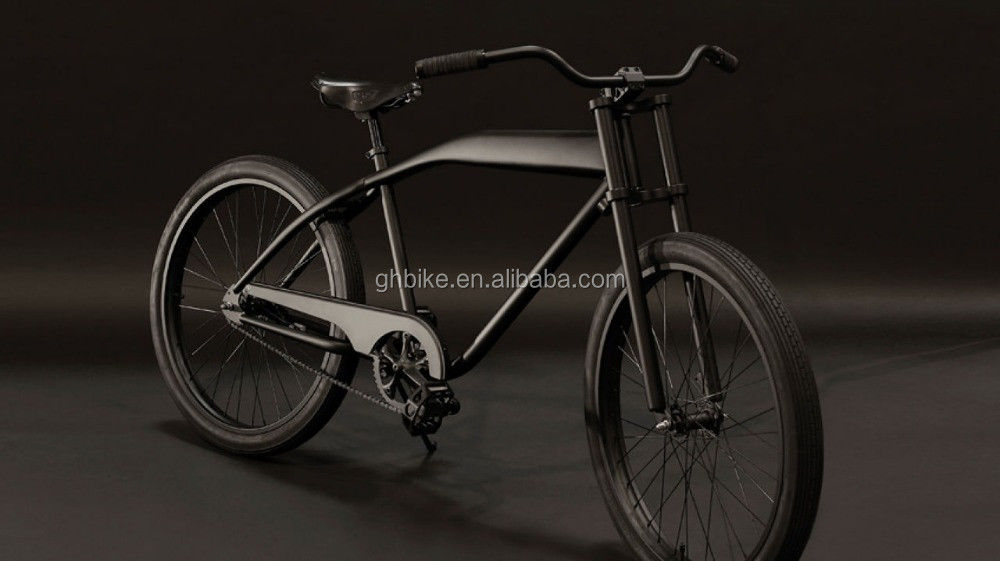 26&quot;x3.0 Pneus Single Speed Man Beach Cruiser Bicicleta com manobras estilo chopper