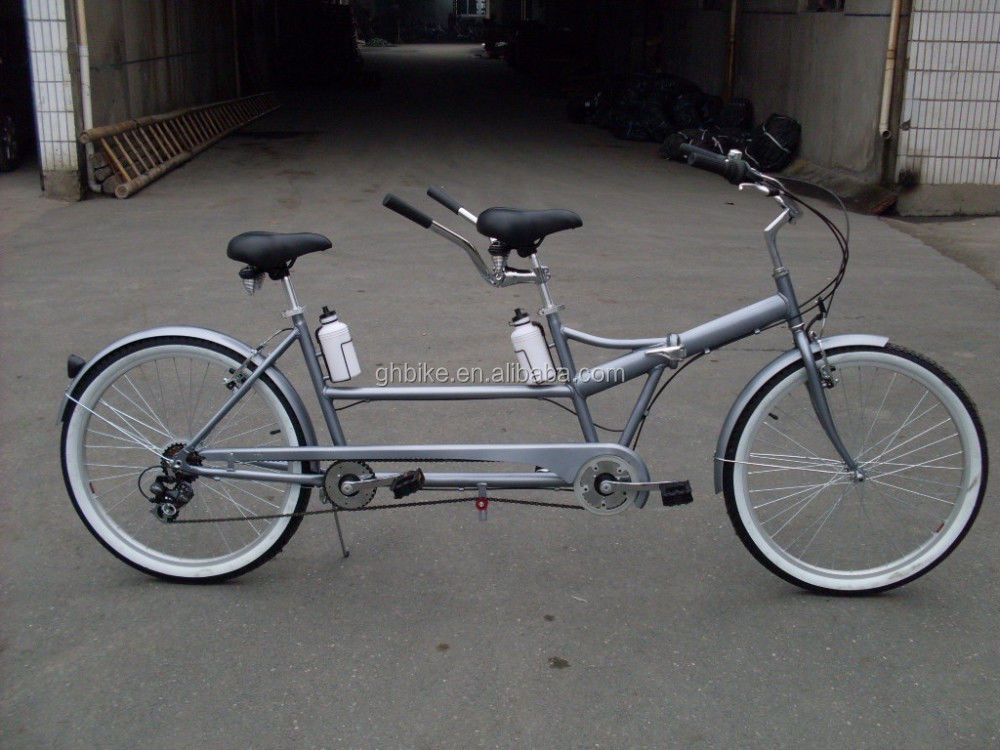 FD ShimanoTY-18 e RD ShimanoTY-18 Derailleur 26 polegadas bicicleta tandem para dois pilotos