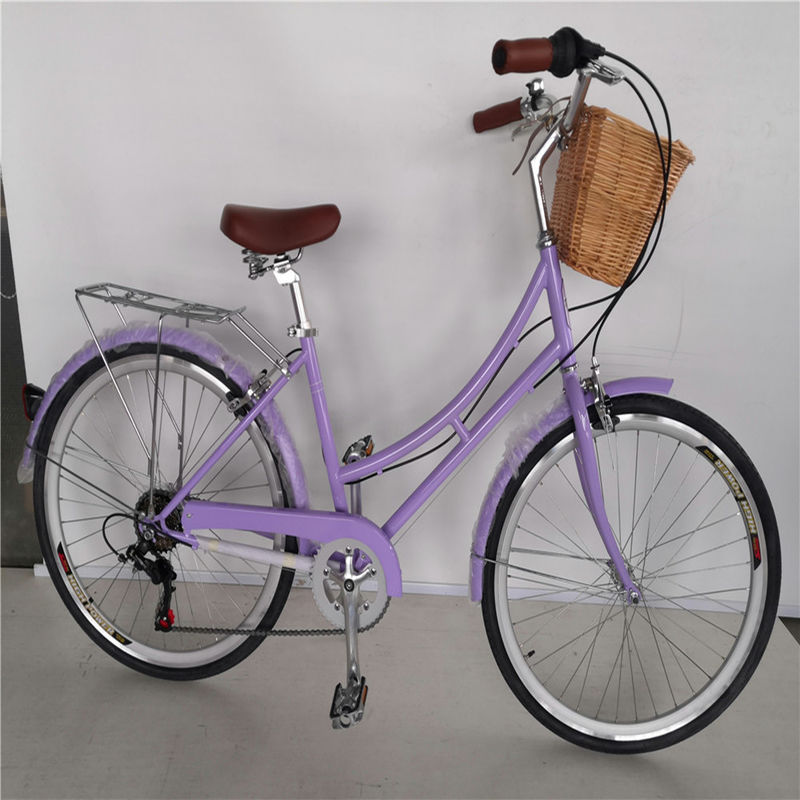 KMC 7 Gear Classic Lady Bike 28 Ladies Vintage Bike 26 Retro Mulheres Bicicletas com Cestas