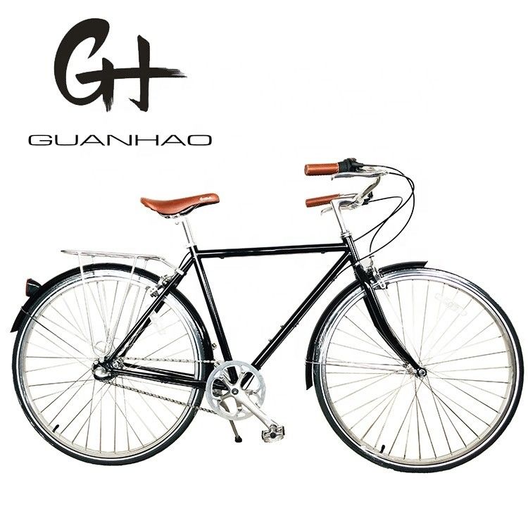 Pedal comum de velocidade única holandês Homens City Adult Vintage Bike para o mercado sul-americano